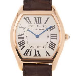Tortue Silver Dial 18K Pink Gold Large Watch WGTO0002