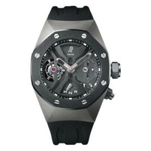 Tourbillon Concept Openworked Dial GMT Titanium Watch 26560IO.OO.D002CA.01