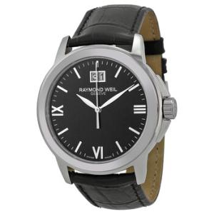 Tradition Black Dial Watch 5576ST00207
