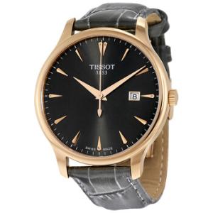 Tradition Black Dial Watch T063.610.36.086.00