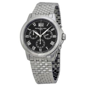 Tradition Chronograph Black Dial Watch 4476ST00200
