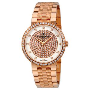 Traditionnelle Diamond Pave Dial Watch 25553Q01R9696