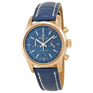 Transocean Chronograph 38 Blue Dial 18kt Rose Gold Watch R4131012C863BLCD
