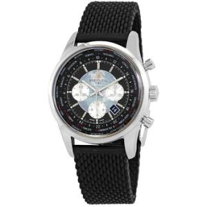 Transocean Chronograph Unitime Automatic Black Dial Watch AB0510U4BB62 440XA20D.1