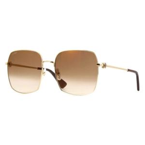 Trinity Brown Gradient with Gold Flash Mirror Square Sunglasses CT0401S 002