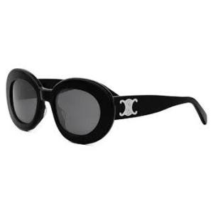 Triomphe Grey Oval Sunglasses CL40312U 01A