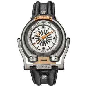 Triton White Dial Watch 3404S