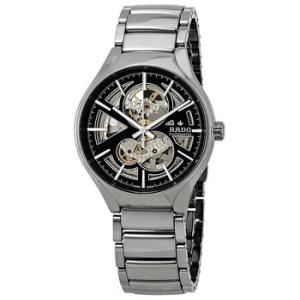 True Automatic Open Heart BlackSkeleton Dial Watch R27510152