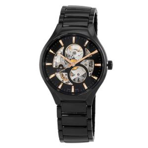 True Round Automatic Black Dial Watch R27107172