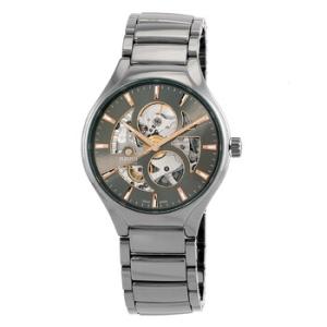 True Round Automatic Open Heart Grey Dial Watch R27108112