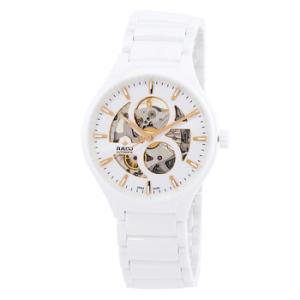 True Round Open Heart Automatic White Dial Watch R27115012