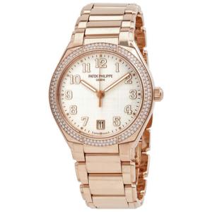 Twenty4 18kt Rose Gold Automatic Diamond White Dial Watch 73001200R010