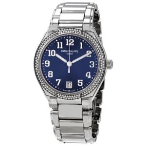 Twenty 4 Automatic Blue Sunburst Dial Diamond Watch 73001200A001