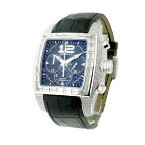 Two O Ten Blue ArabicIndex Dial Black Alligator Leather Automatic Luxury Watch