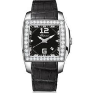 Two o Ten Black Dial Diamond Watch