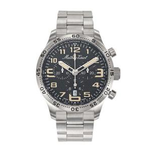 Type 21 Titanium Chronograph Quartz Black Dial Watch H1821CHT3