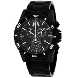 Ultimate Chronograph Quartz Black Dial Watch JV6120