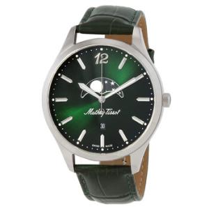 Urban Moon Quartz Moon Phase Green Dial Watch H411LAVM
