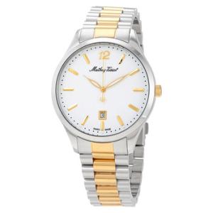 Urban Quartz Silver Dial Twotone Watch H411MBI
