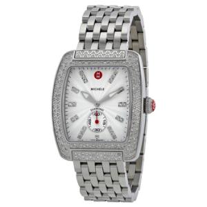 Urban Silver White Dial Stainless Steel Diamond Watch MWW02T000002