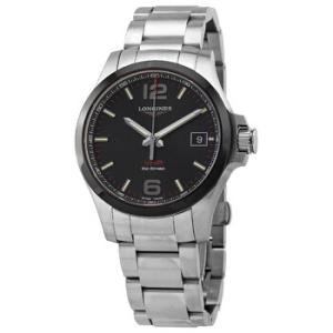 V.H.P Conquest Quartz Black Dial Watch L37194566