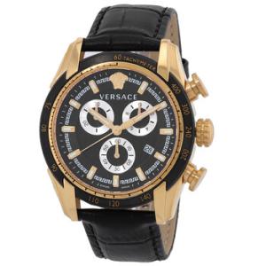 VRay Chronograph Quartz Black Dial Watch VE2I00921