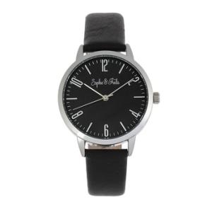 Vancouver Quartz Black Dial Watch SF4901