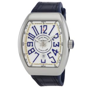 Vanguard Automatic White Dial Watch 45SCWHTWHTBLU1