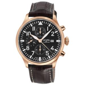 Vaughn Chronograph Automatic Black Dial Watch