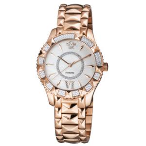 Venice Diamond Quartz White Dial Watch