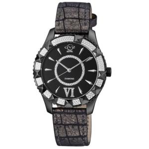 Venice Quartz Black Dial Watch 11713425C