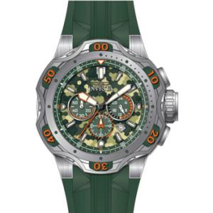 Venom Date Chronograph GMT Quartz Green Dial Watch