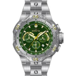 Venom Date Chronograph GMT Quartz Green Dial Watch