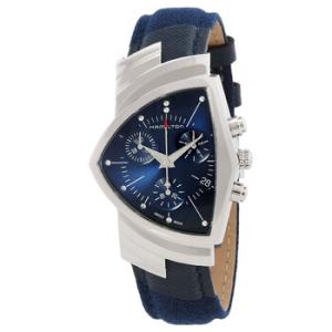 Ventura Chronograph Quartz Blue Dial Watch H24432941