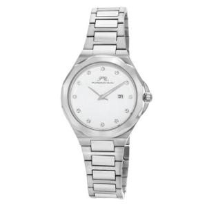 Victoria Silvertone Dial Watch 1242AVIS