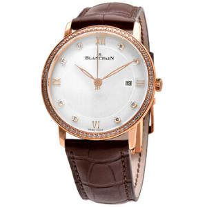 Villeret 18kt Rose Gold Automatic Watch 6651298755B