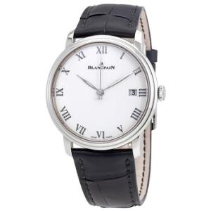 Villeret 8 Days White Enamel Dial 18kt White Gold Watch 6630153155B