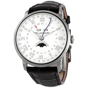 Villeret Complete Calender Moonphase Automatic White Dial Watch 6676112755B