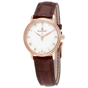 Villeret Opaline Dial 18K Rose Gold Automatic Watch 6102364255A