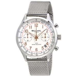Vintage Chronograph White Dial Watch WLAC01BCORMM