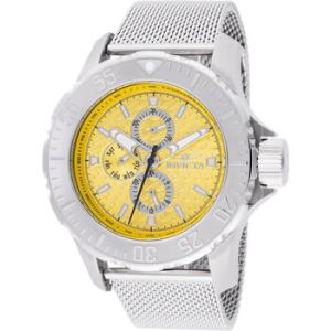 Vintage Quartz Yellow Dial Watch