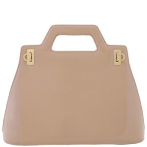 Wanda Top Handle Bag  Beige
