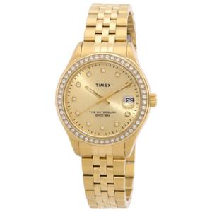 Waterbury Traditional Quartz Crystal Gold Dial Watch TW2U53800