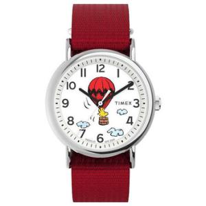 Weekender x Peanuts Ballon Quartz White Dial Watch TW2Y11700
