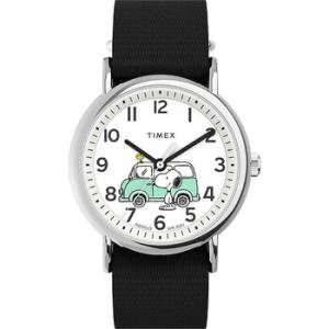 Weekender x Peanuts Van Quartz White Dial Watch TW2Y11800JT