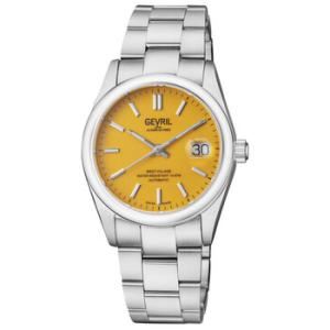 West Village Automatic Orange Dial Watch