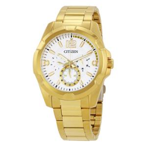 White Dial Gold Tone Watch AG833256A