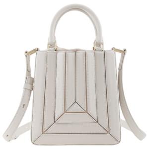 White Sera Tall Mini Tote