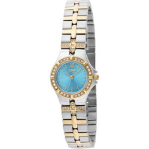 Wildflower Quartz Crystal Turquoise Dial Watch