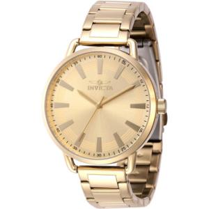 Wildflower Quartz Gold Dial Watch